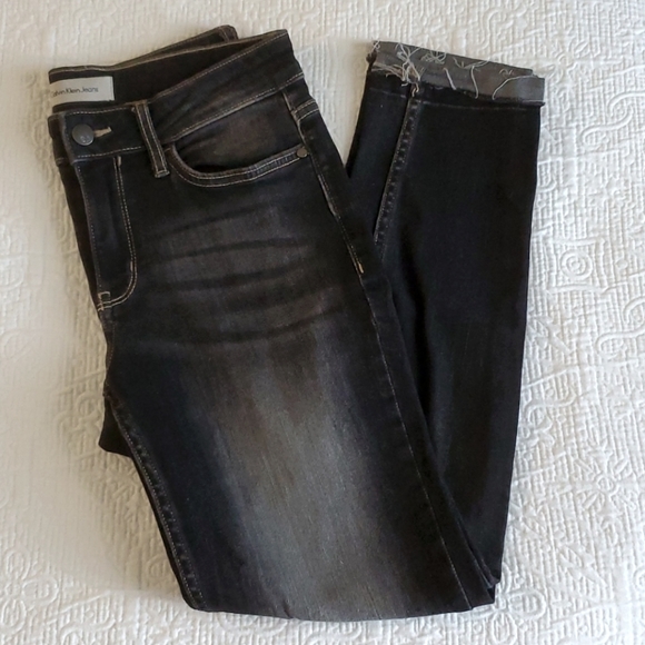 Calvin Klein Jeans Denim - Calvin Klein Black Ankle Skinny Jean (6)
